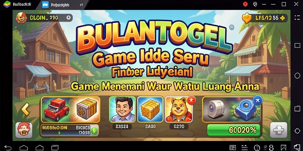 Tampilan menyenangkan dari gameplay Idle BULANTOGEL.