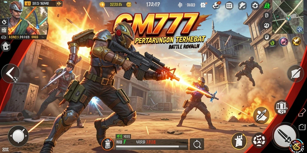 Gameplay intense dalam GM777, penuh strategi dan aksi seru.