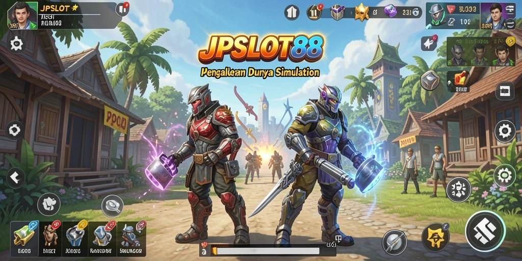 Tampilan gameplay seru dan interaktif di JPSLOT88.