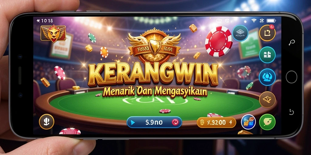 Tampilan gameplay menarik di KERANGWIN dengan berbagai permainan kasino.