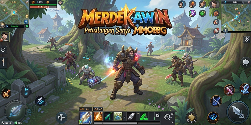 Tampilan gameplay MERDEKAWIN yang seru dan menegangkan.