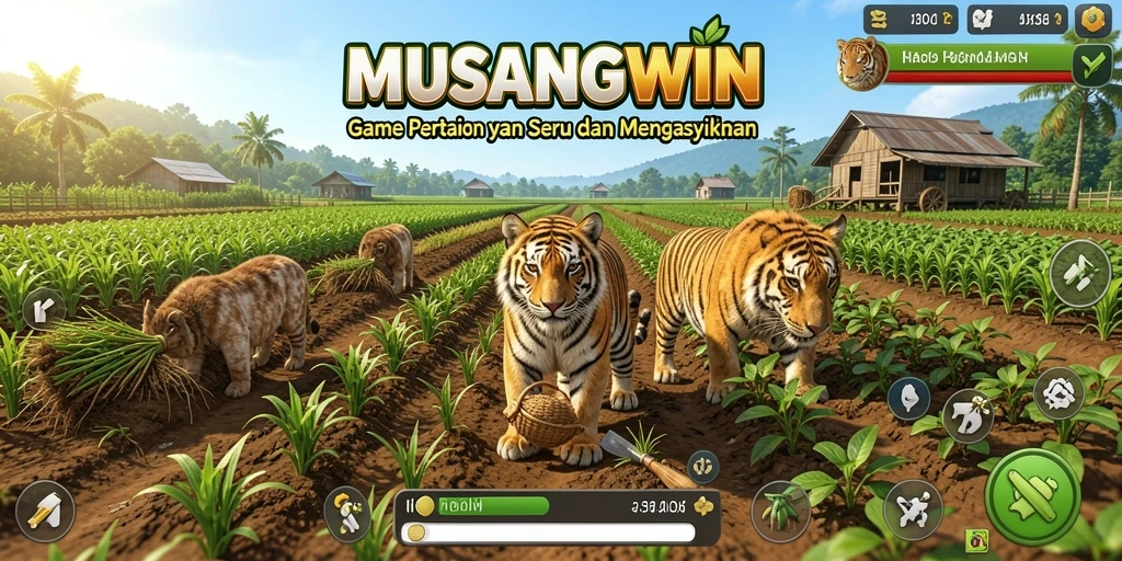 Tampilan gameplay MUSANGWIN yang menarik dan penuh warna.