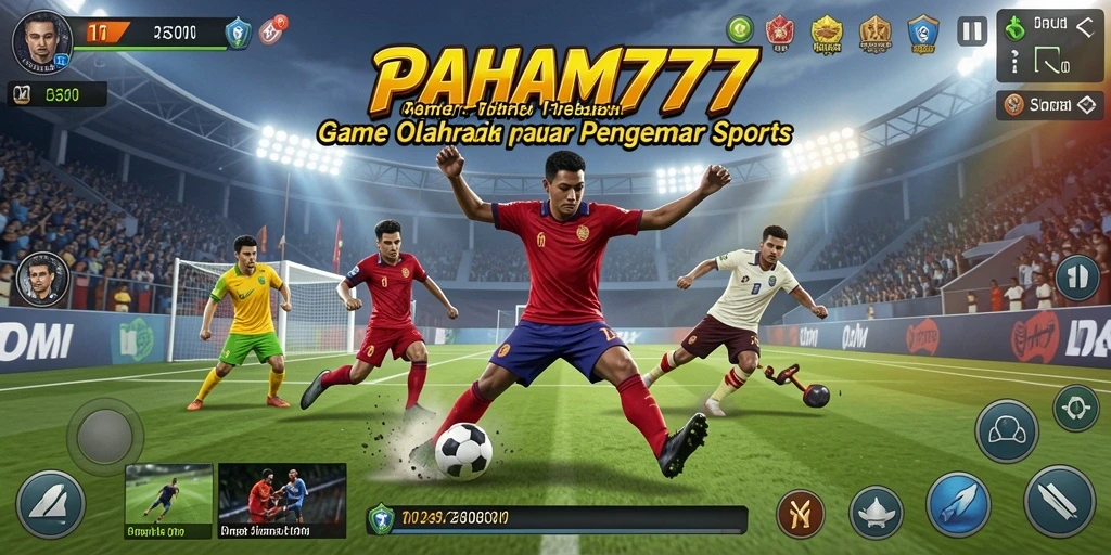 Screenshot gameplay PAHAM777 menampilkan aksi olahraga mendebarkan.