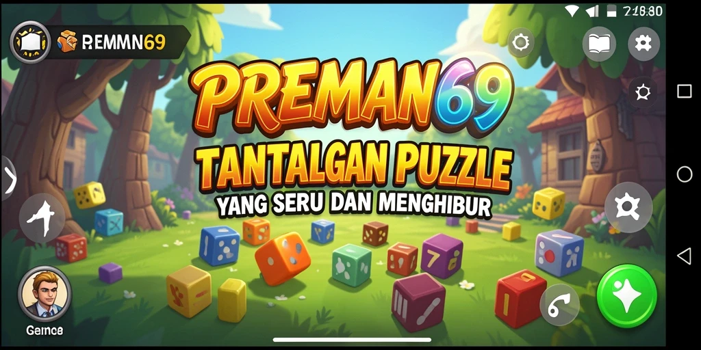 Screenshot utama PREMAN69 menampilkan keseruan gameplay Puzzle yang mengasyikkan.